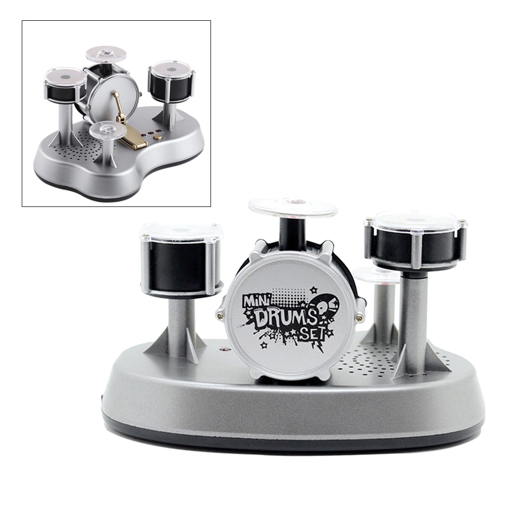 Mini Finger Drum Set Drumming Jazz Percussion Touch Sensitive Desktop Electronic Drum Set without Battery