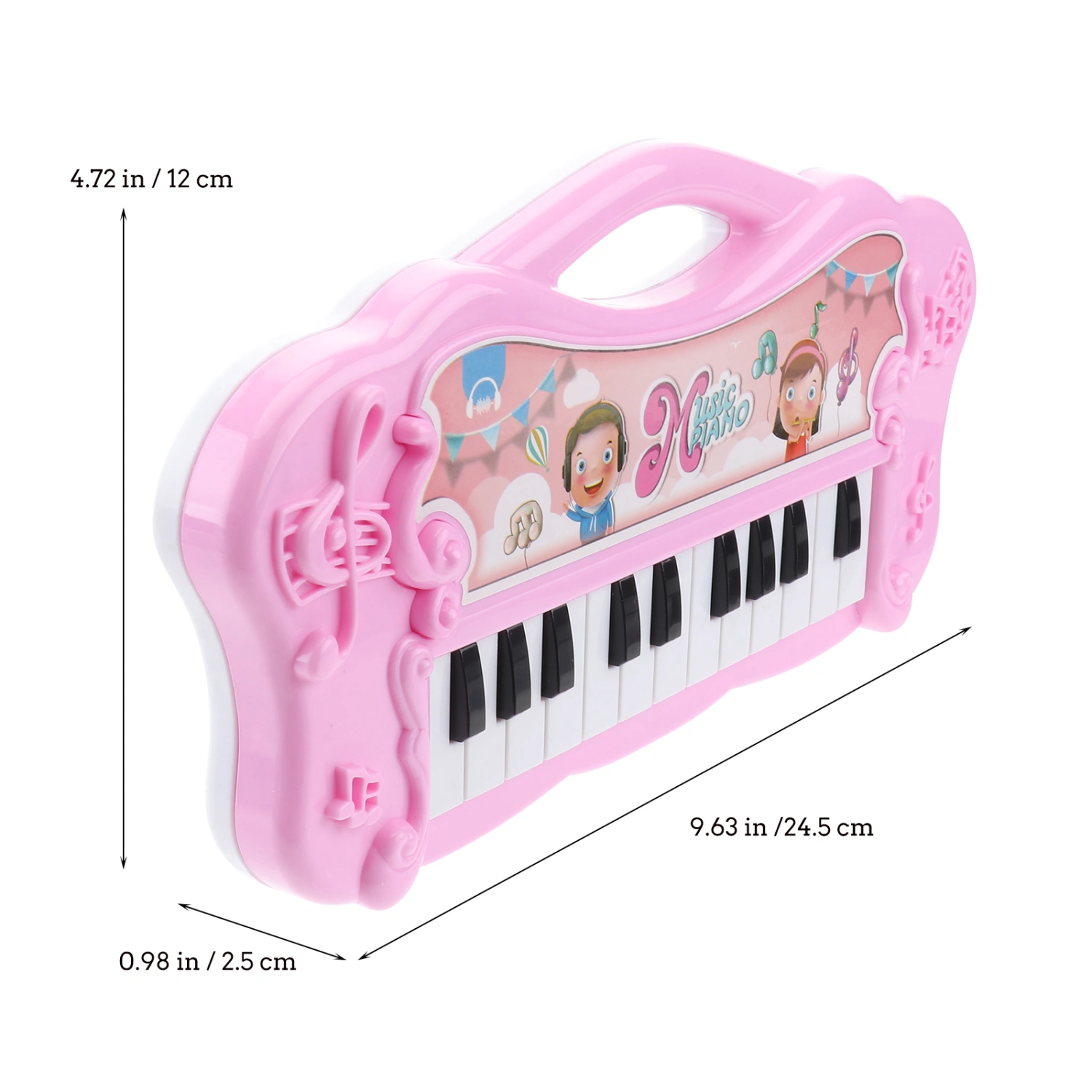 1pc Kids Electronic Organ Toy Keyboard Music Toy Baby Music Plaything (Pink)