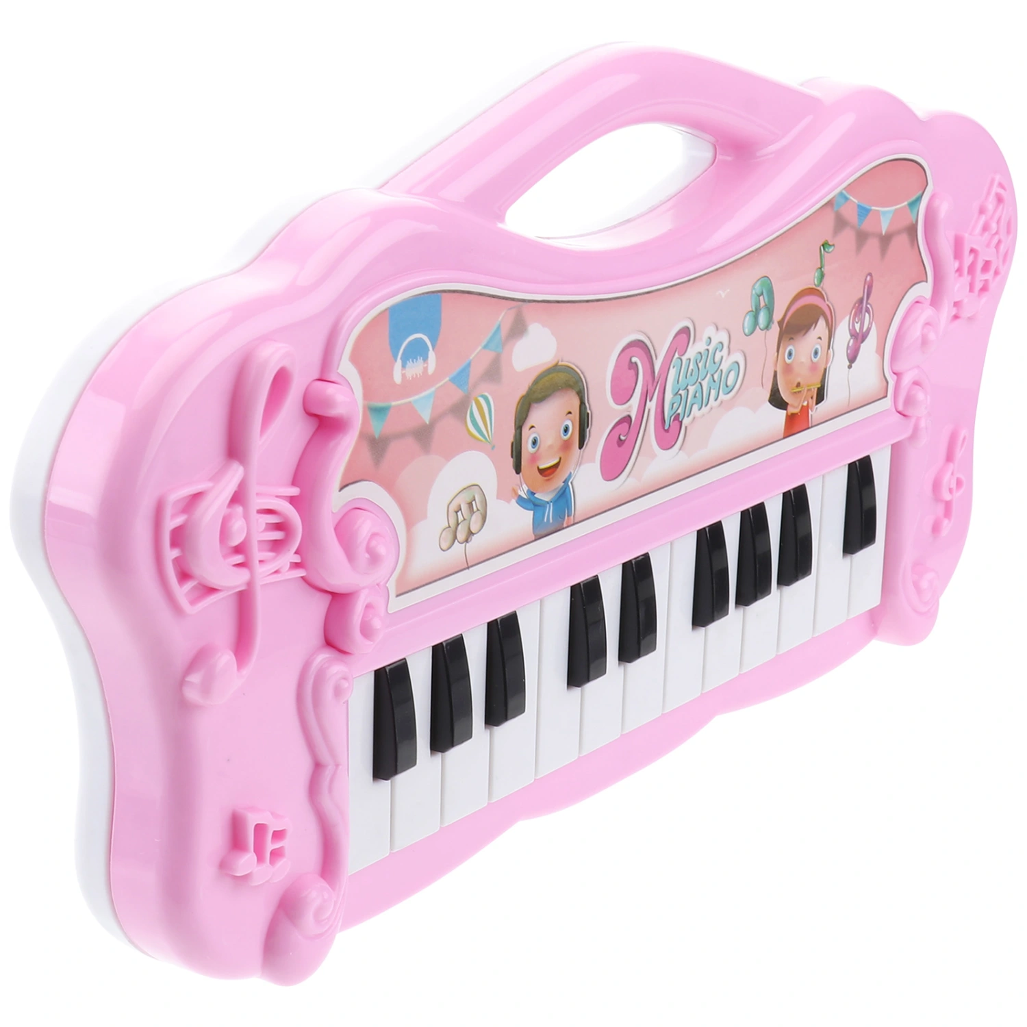 1pc Kids Electronic Organ Toy Keyboard Music Toy Baby Music Plaything (Pink)