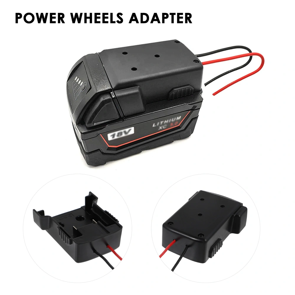 Power Wheels Adapter for Lithium Battery 18V Dock Holder Power Connector