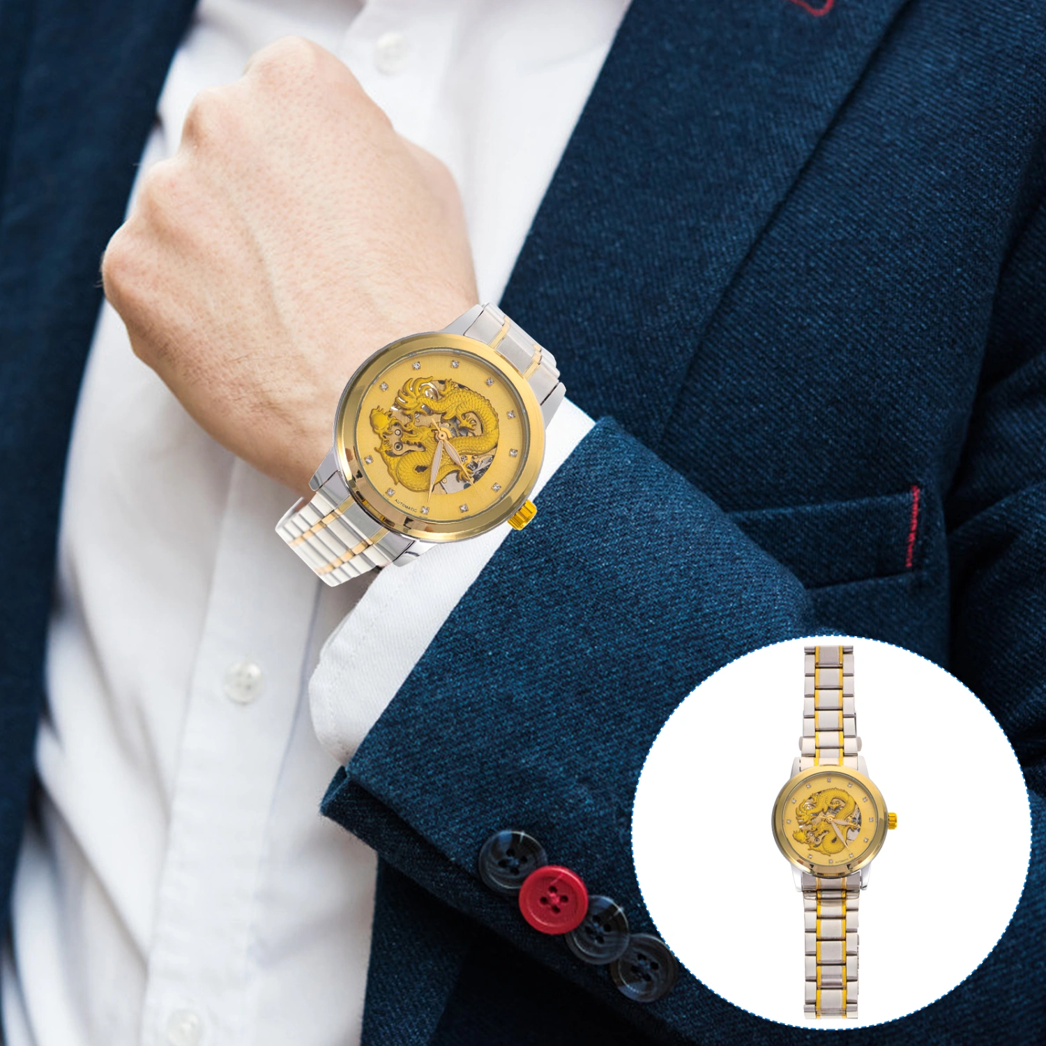 Multifunctional Men Watch Full-automatic Wrist Watch Waterproof Watches