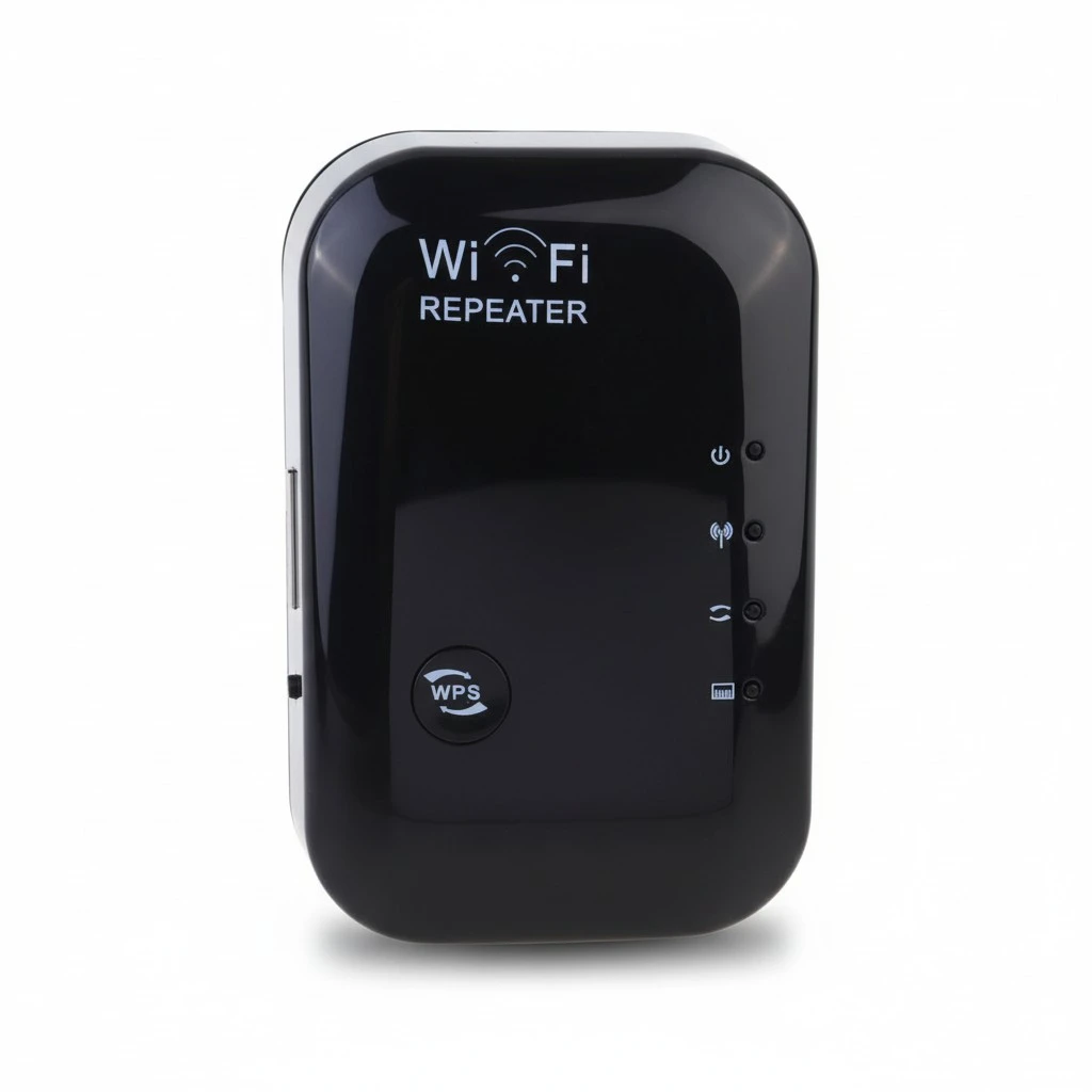 3300 Mbps Wireless Network Repeater Wi-fi Router High Power Wireless Signal Amplifier with EU Plug Black