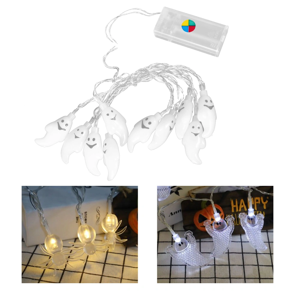 4Pcs Halloween Themed LED Lamp String Decorative Lantern String for Home Shop