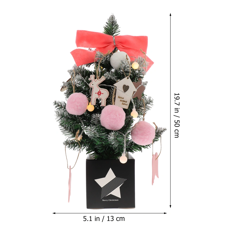 Party Desktop Decorative Tree Mini Christmas Tree Ornament Xmas Accessory