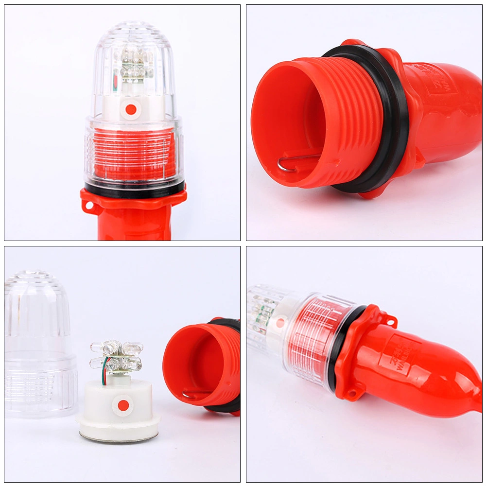 Double-color Underwater Fishing Lure Light Deep Drop Flashing Fishing Light