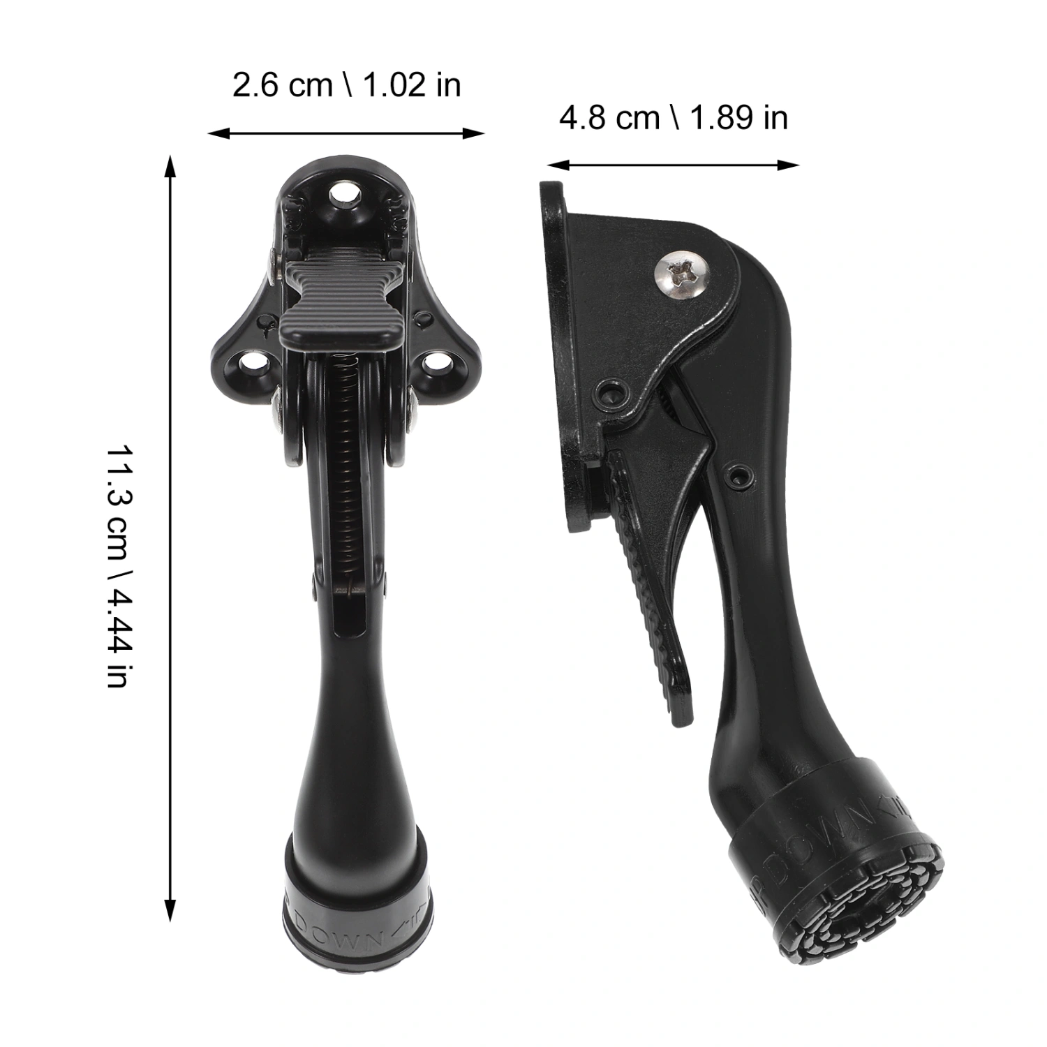 Adjustable Door Stopper Semi-automatic Step On Door Stoppers for Bottom Of Door