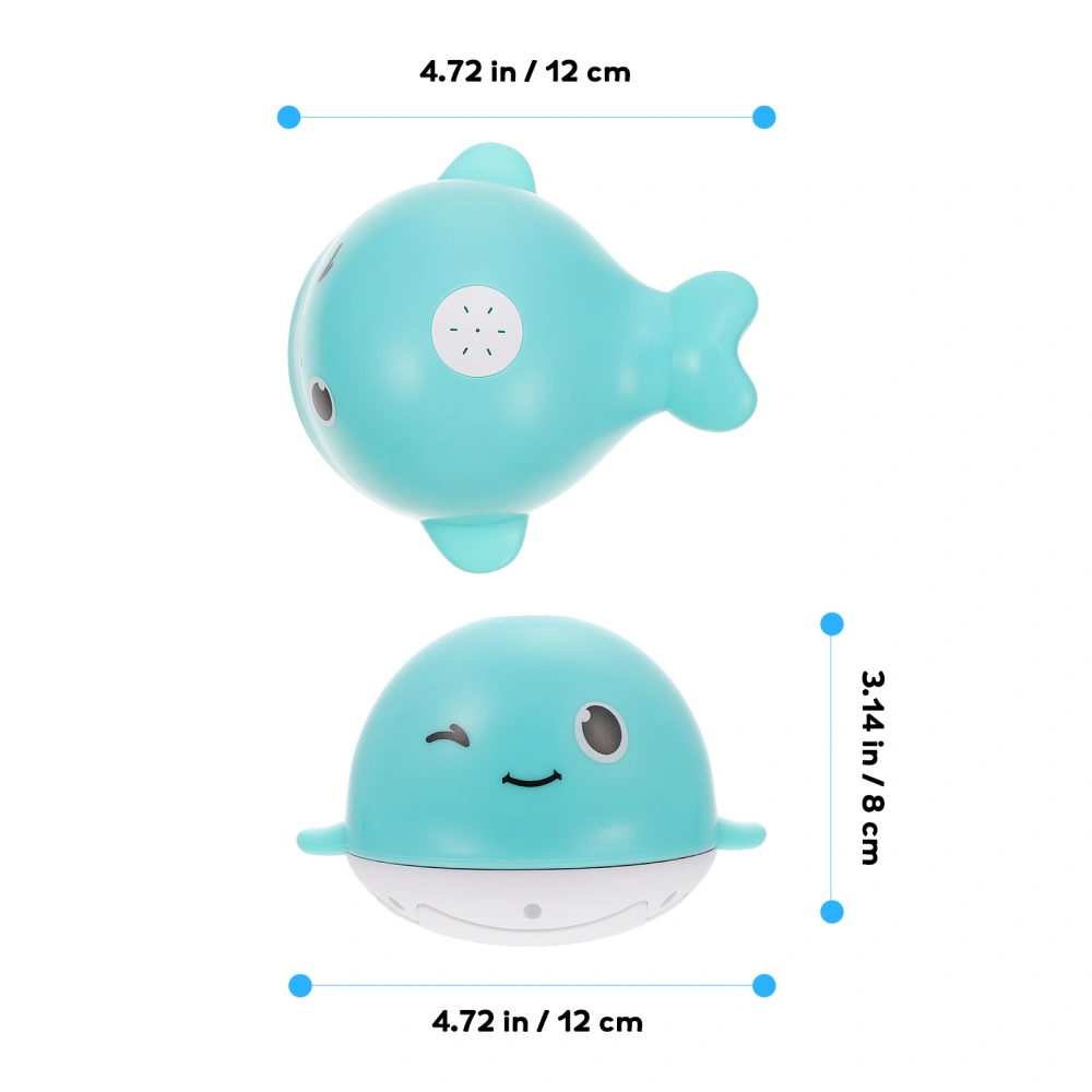 1pc Lovely Baby Whale Shape Bath Toy Automatic Sensing Water Spray Bathtub Toy