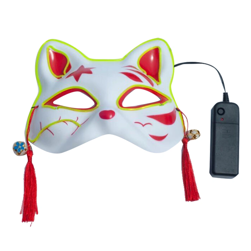 Fashionable Beauty Cold Light Halloween Glow Mask for Women