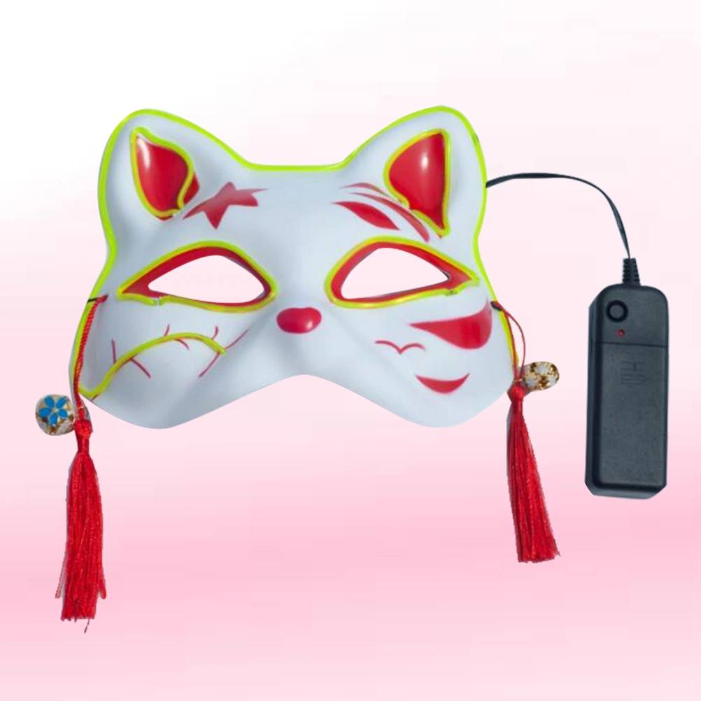 Fashionable Beauty Cold Light Halloween Glow Mask for Women