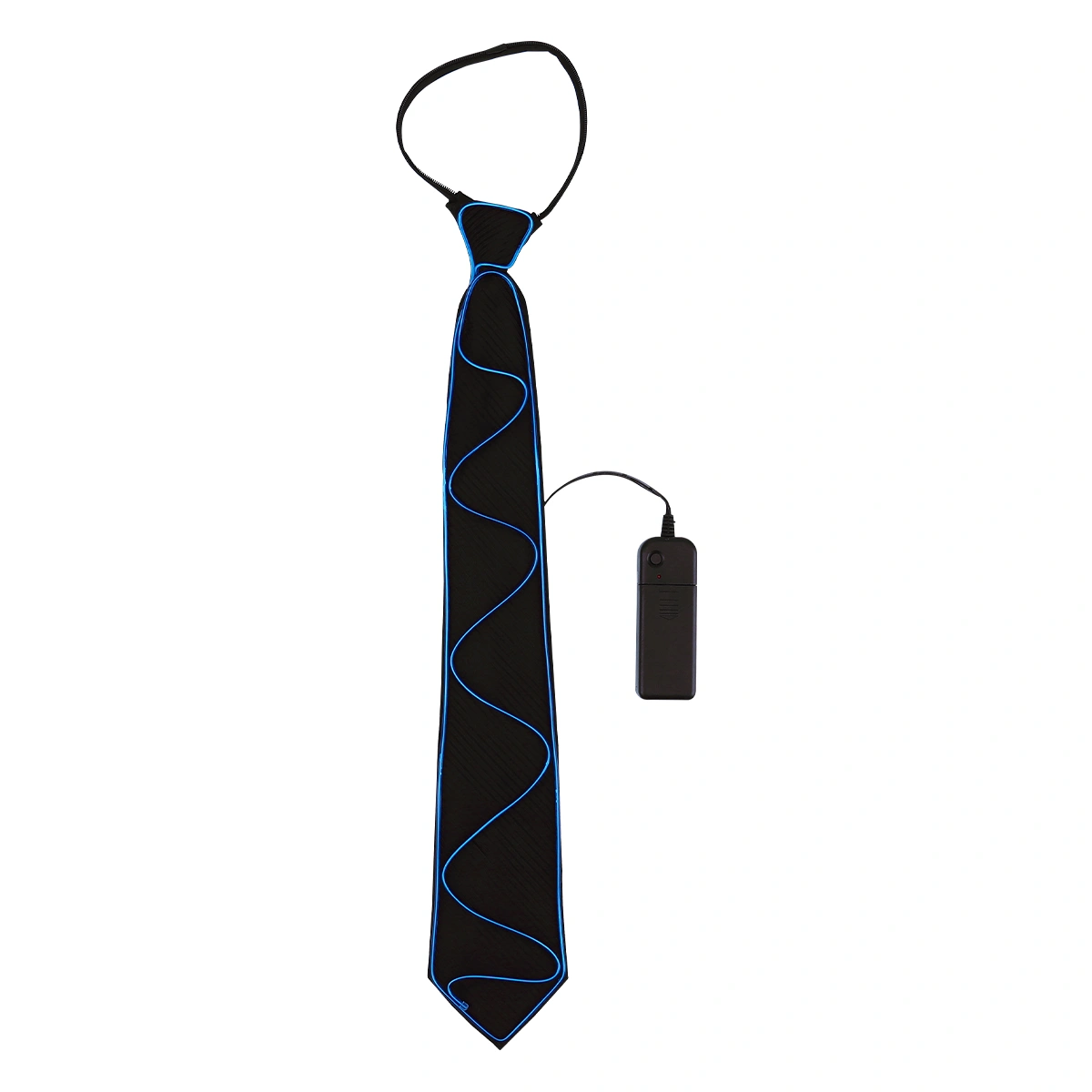 1pc Party Decoration Halloween Tie Costume Accessory LED Tie Halloween Decor