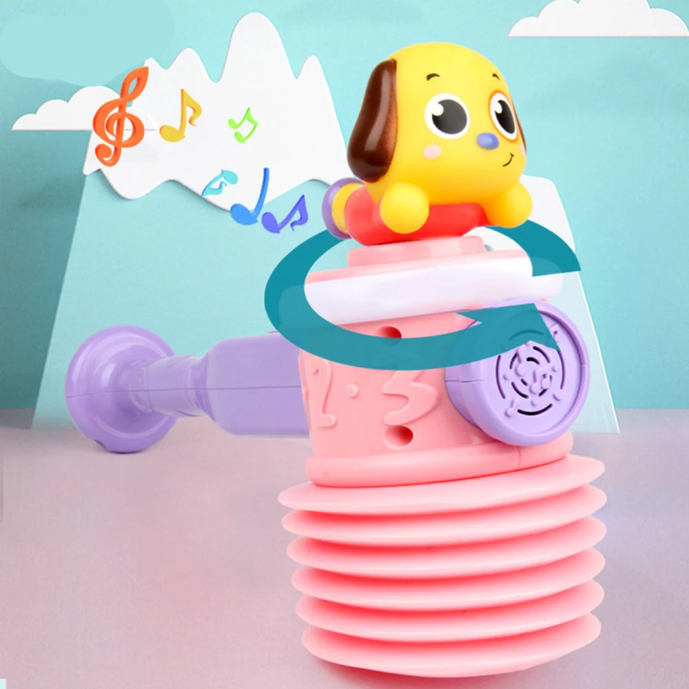 1pc Adorable Hammer Toys Musical Beating Toy Educational Flash Toy Birthday Gift for Children without Battery Random Color