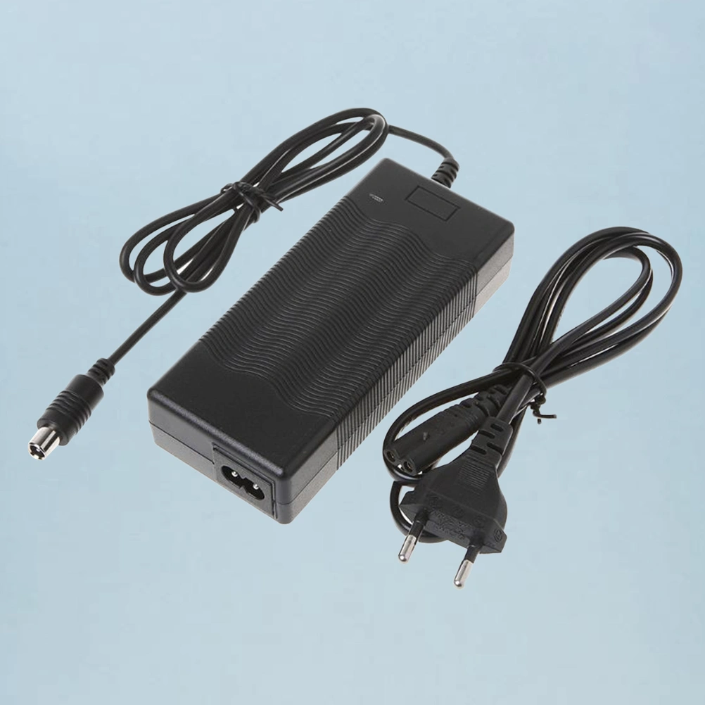 42V 2A Output 100-220V Input Scooter Charger Battery Adapter Power Supply Compatible for Xiaomi M365 Electric Scooter with EU Plug (Black)