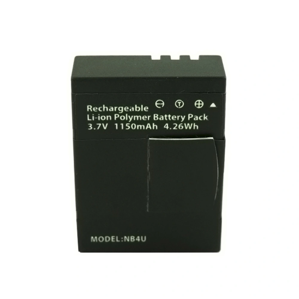 3.7V 1150mAh Rechargeable Battery Pack for Foxnovo F8000 Camcorder (Black)