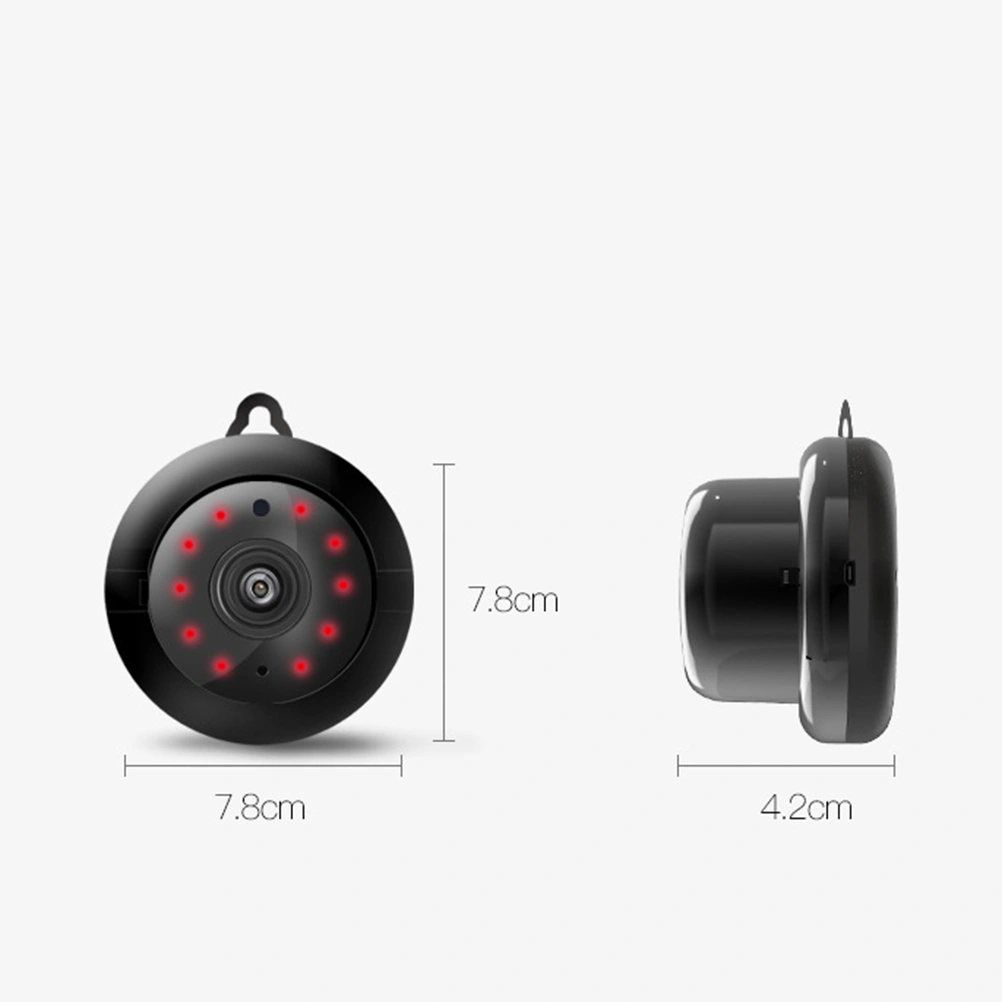 Mini Hook Type Camera WiFi Home Wireless Camera Wireless Indoor Recorder Camera for Home Office Security with UK Plug