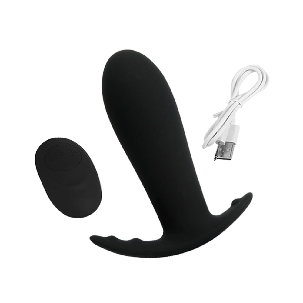 Black Vibrator Massager Silicone Stimulation Vibrator Waterproof Handheld Vibrating Toy Outdoor Portable Adult Toys -Size S