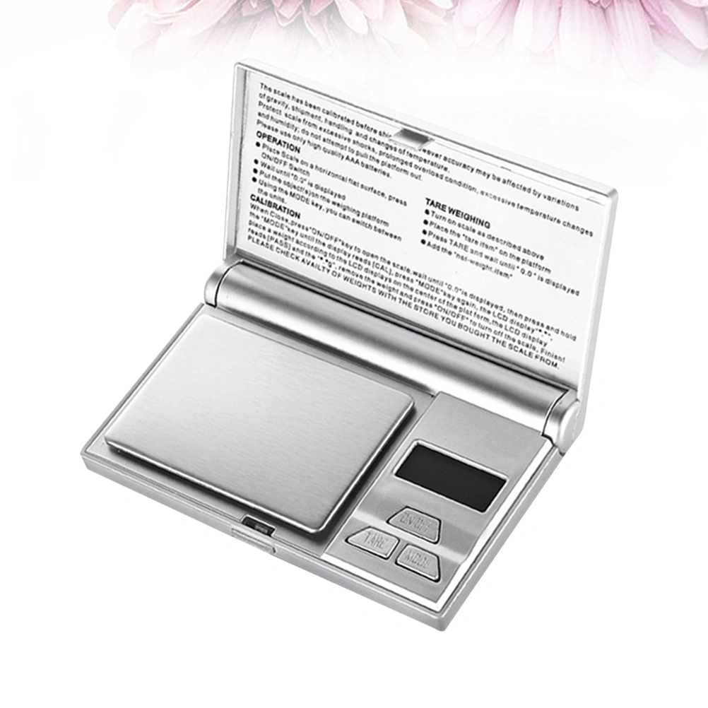 1pc Mini Electronic Scale Multifunction Precise Balance Weigh up Machine Jewelry Scale without Battery (200g/0.01g)