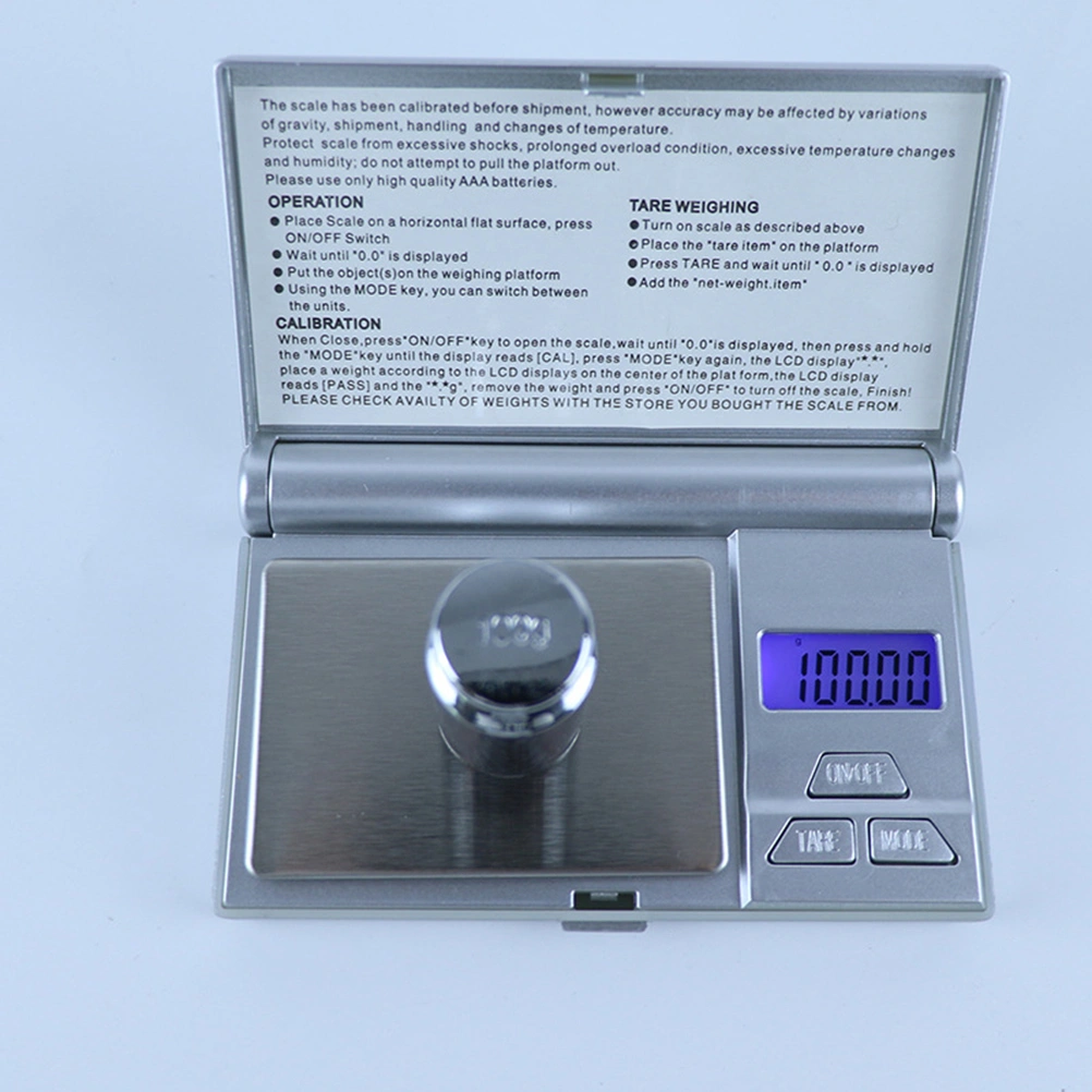 1pc Mini Electronic Scale Multifunction Precise Balance Weigh up Machine Jewelry Scale without Battery (200g/0.01g)