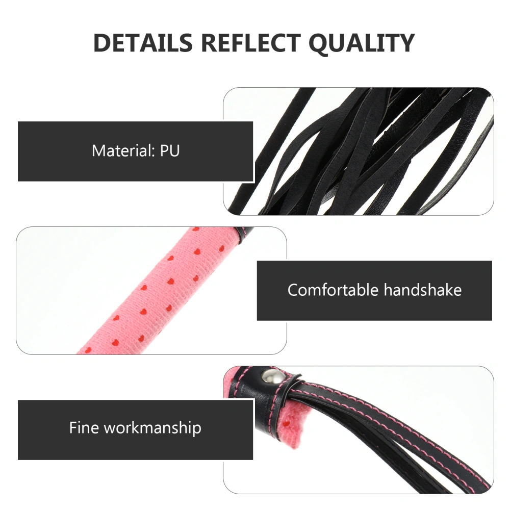 Adult Games Sexy Whip PU Leather Flirt Toy Flogger Erotic Toy Sex Toy for Couple