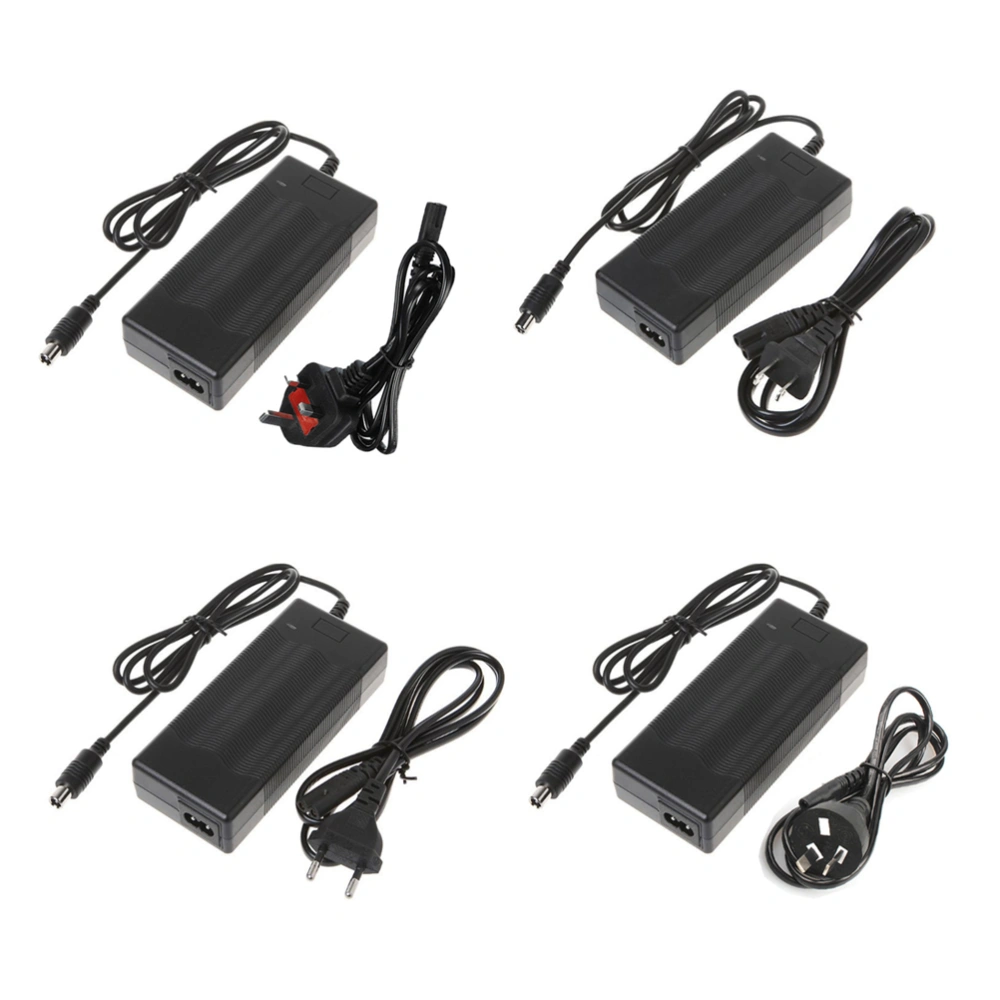 42V 2A Output 100-220V Input Scooter Charger Battery Adapter Power Supply Compatible for Xiaomi M365 Electric Scooter with AU Plug (Black)