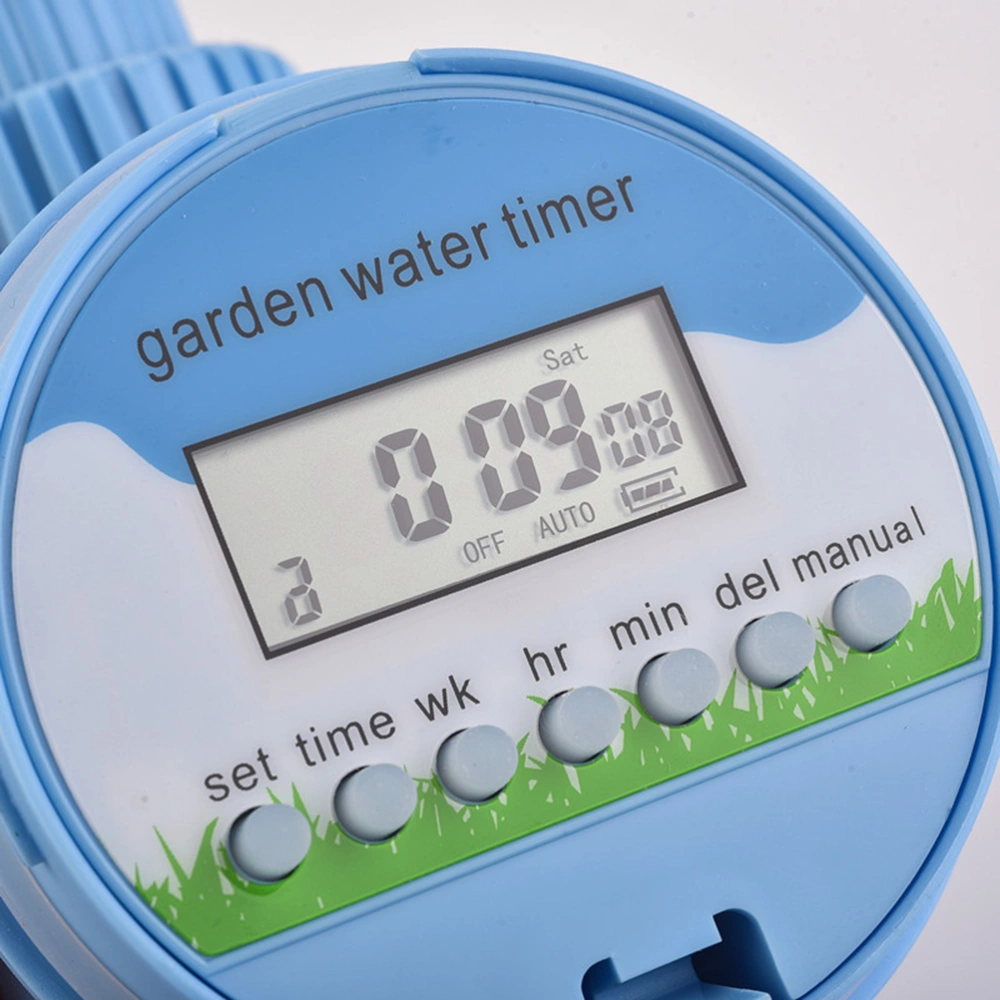 English Version Automatic Watering Controller Automatic Irrigation Timer No Battery Included(Sky-Blue)