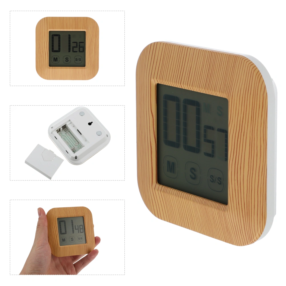 1Pc Multifunctional Kitchen Timer Touch Countdown Timer without Battery