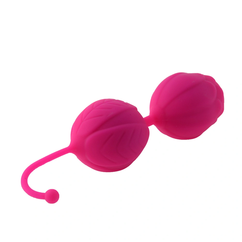 Koro Ball Smart Bead Ball Love Ball Virgin Trainer Female Postpartum Repair Ball Love Balls with String Tighten Exercise Machines Fun Toy for Women (Rose Red)