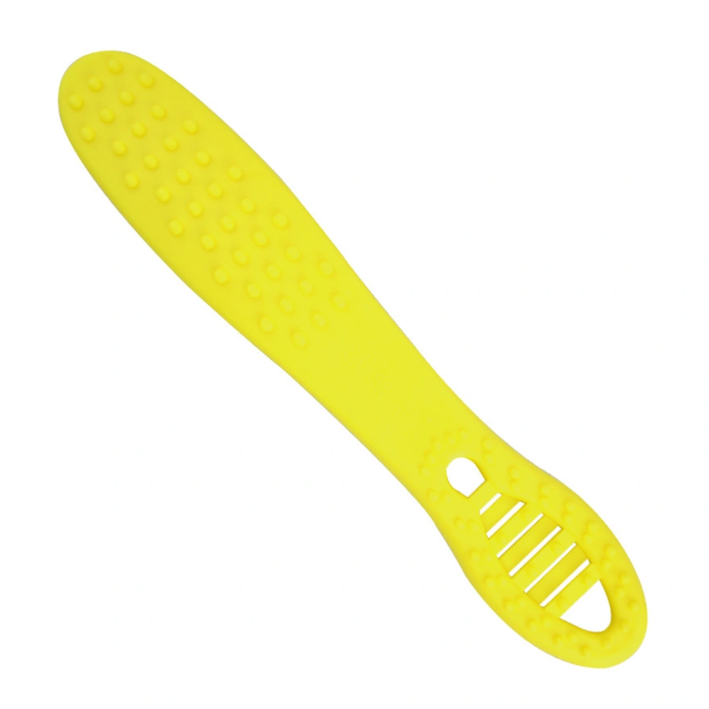 Massage Hammer Pat Stick Acupoint Massager Fitness back Therapy Meridian Knocker Relieve Fatigue Relaxation Health Care Muscle Massager(Yellow)