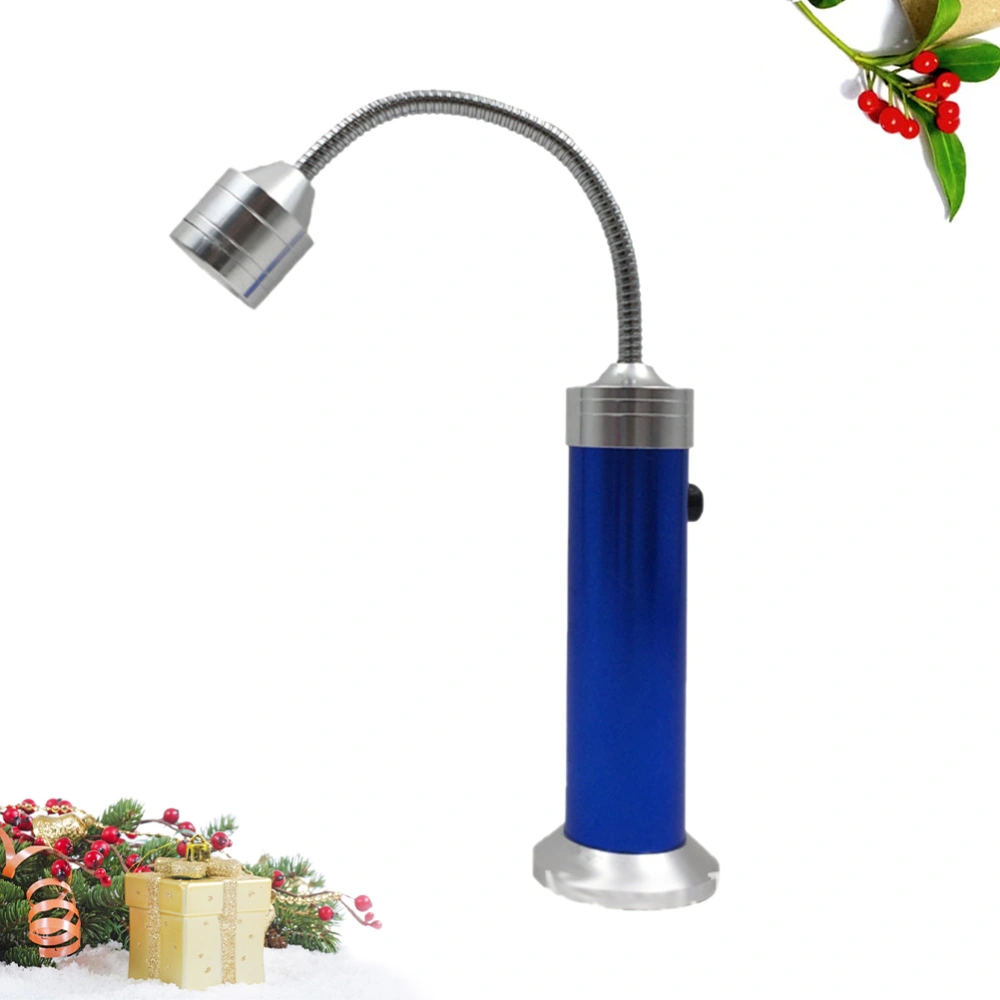 LED Barbecue Lamp Outdoor Barbecue Lamp Flexible Outdoor BBQ Lamp Hose Working Lamp (Blue)