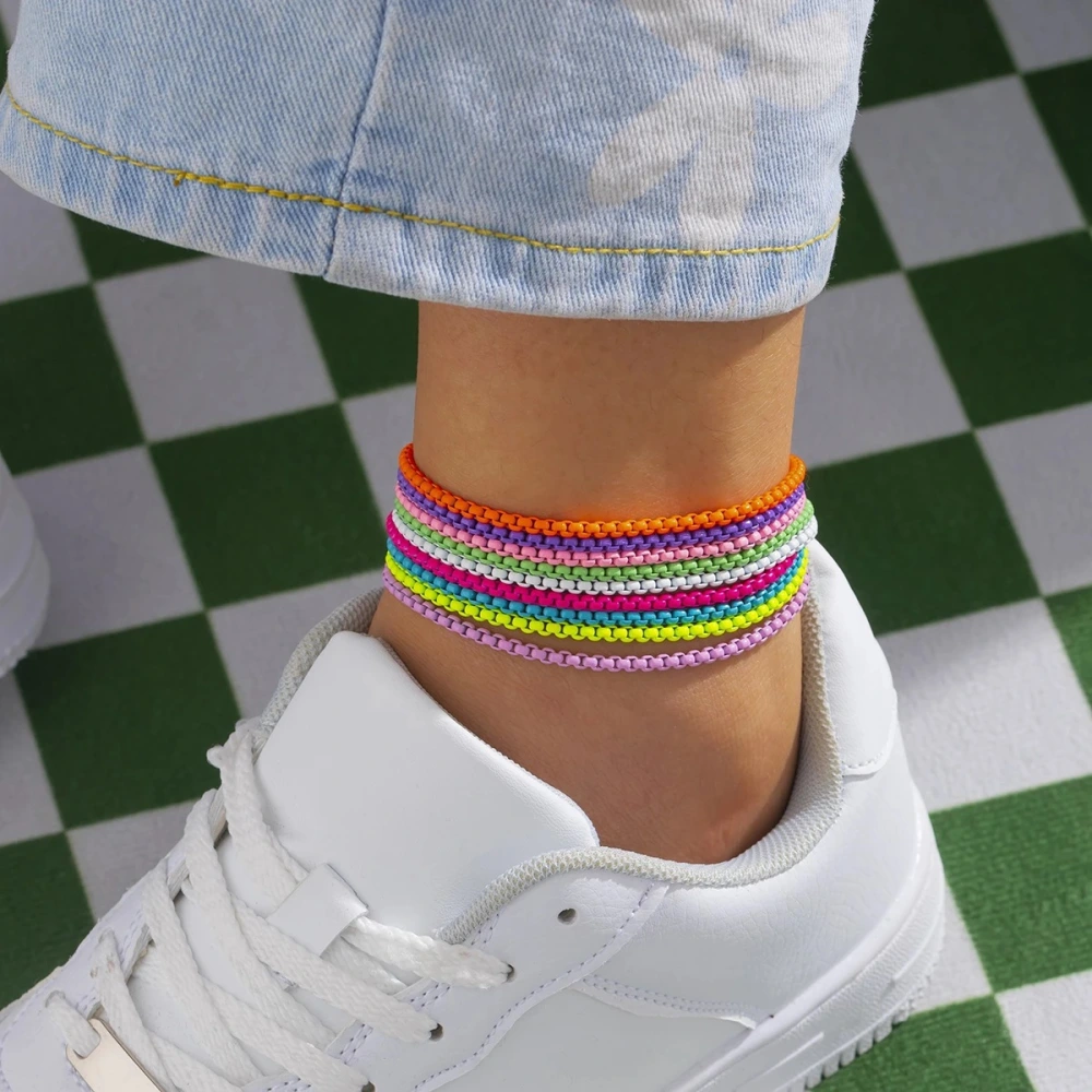 Colorful Multicolor Women's Anklet 9 Colors