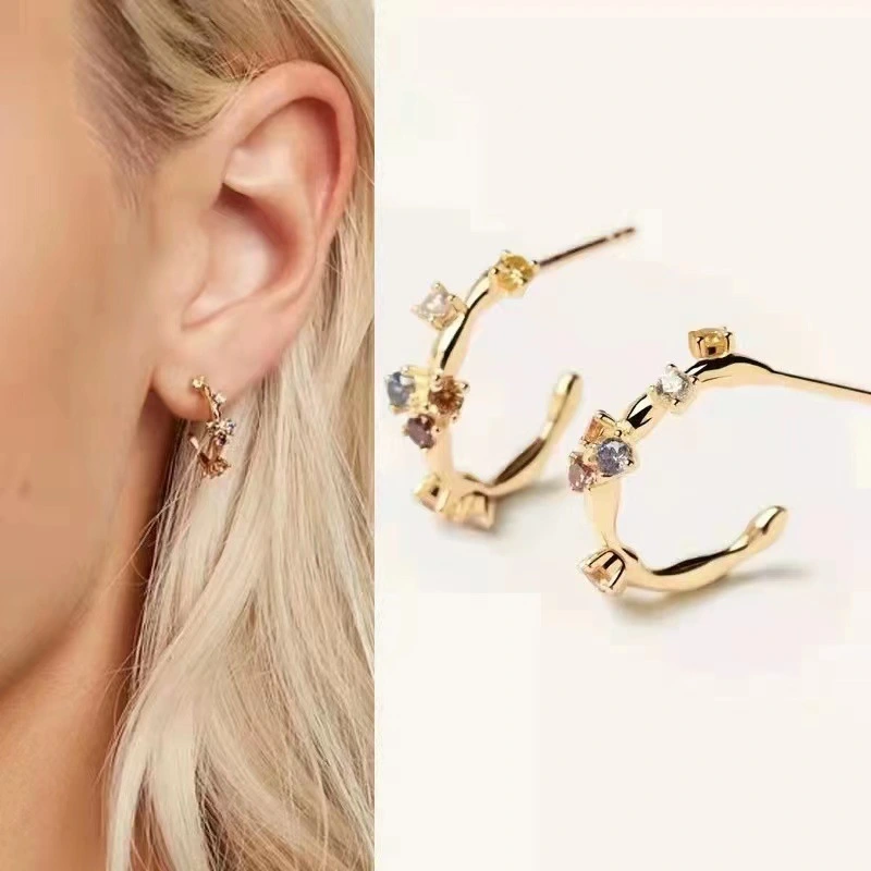 Women's Gold-plated S925 Stud Earrings