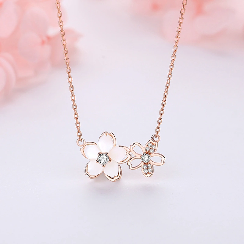 new cherry blossom necklace