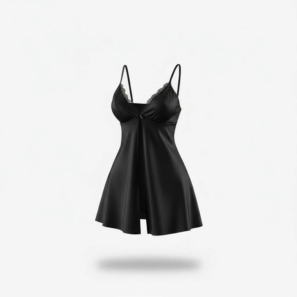 French Elegant Sling Front Nightdress