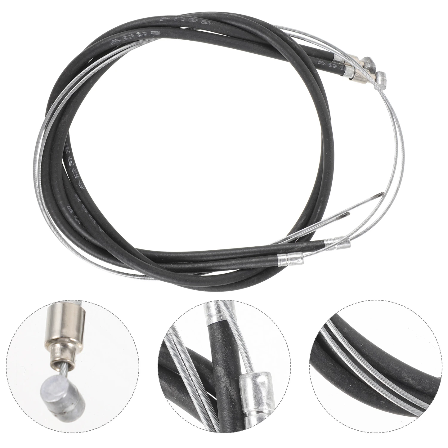 2Pcs Mountain Bike Brake Strings Bike Brake Front Back Brake Wires Convenient Bike Brake Lines