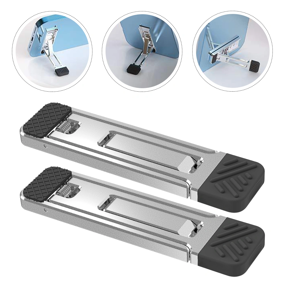 2 pcs Portable Phone Stand Foldable Mini Cellphone Stand Adjustable Mobile Phone Holder for Desk