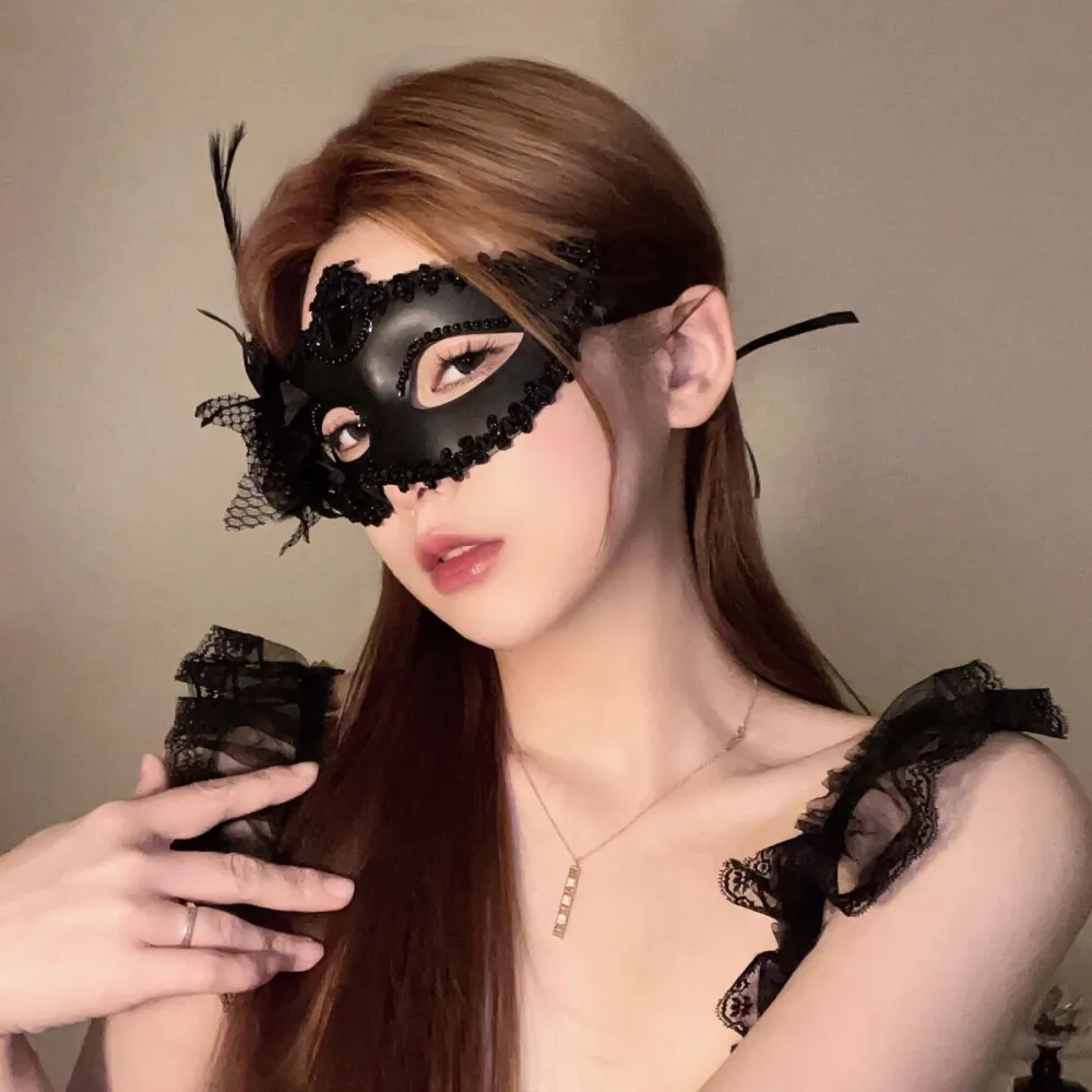 Masquerade Mask Masquerade Venetian Eye Mask Halloween Woman Lace Mask