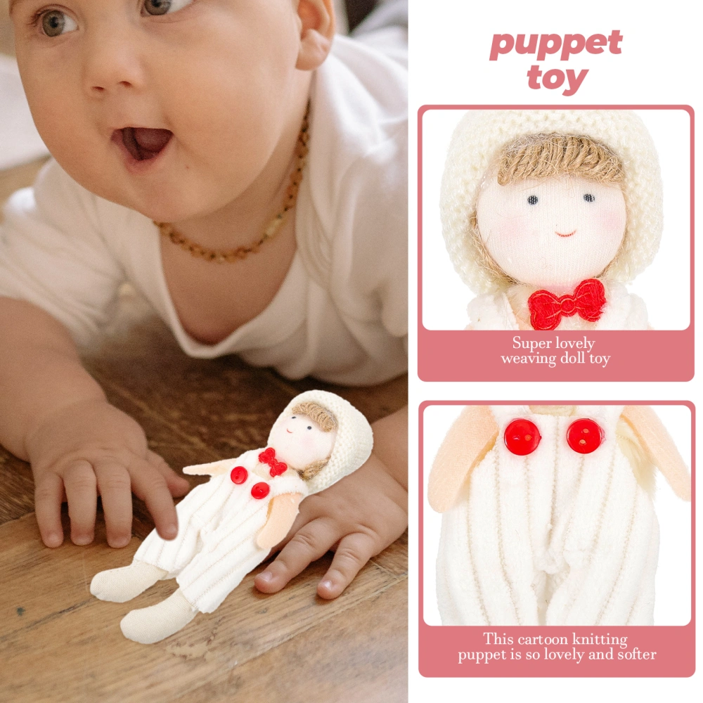 Knitting Puppet Children Puppet Weaving Toy Simulation Puppet Doll Knitting Puppet Toy