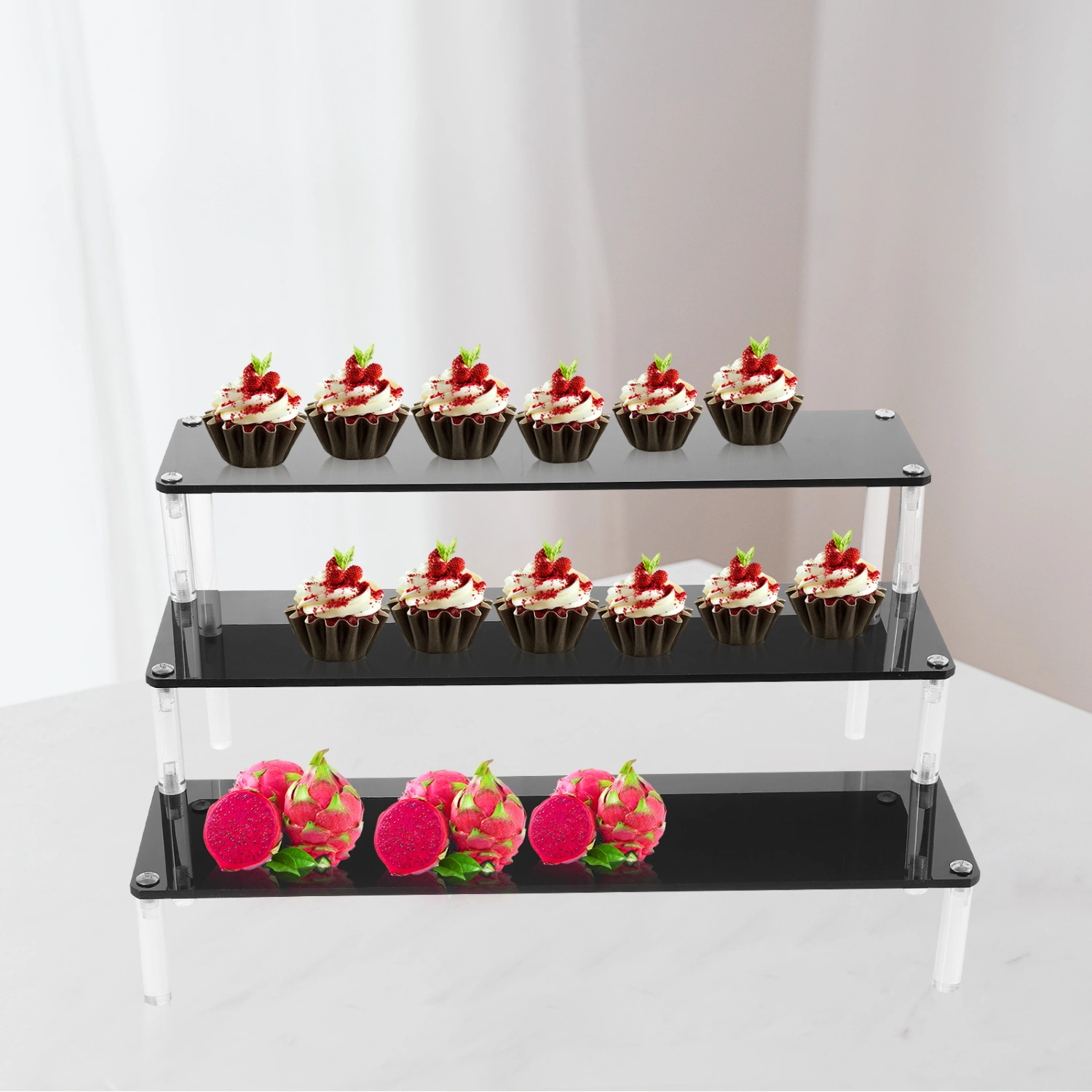 Tiered Display Shelf Craft Showing Rack Display Rack Acrylic Organizer Display Stand