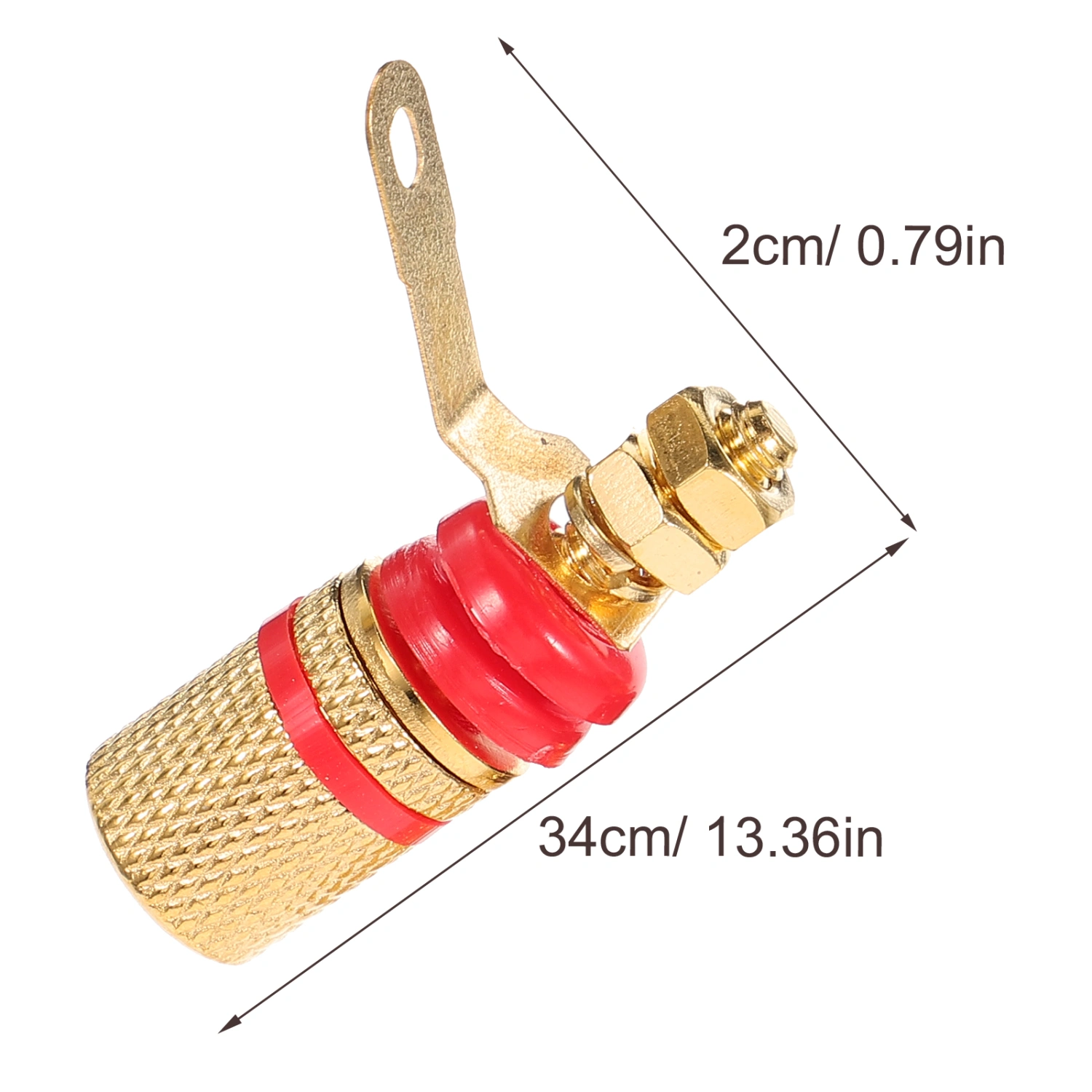 6pcs Speaker Binding Post Banana Jack Amplifier Loudspeaker Banana Jack Socket