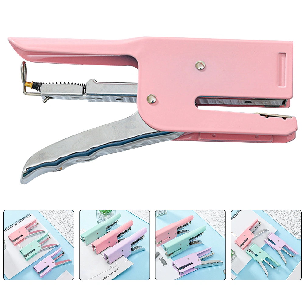 Practical Hand Stapler For Office Multi-function Metal File Stapler Convenient Hand Stapler