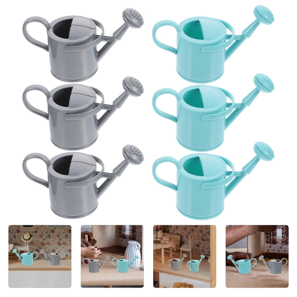 6Pcs Miniature Watering Pot Household Small Watering Pot Model Lightweight Small Watering Pot for Kids