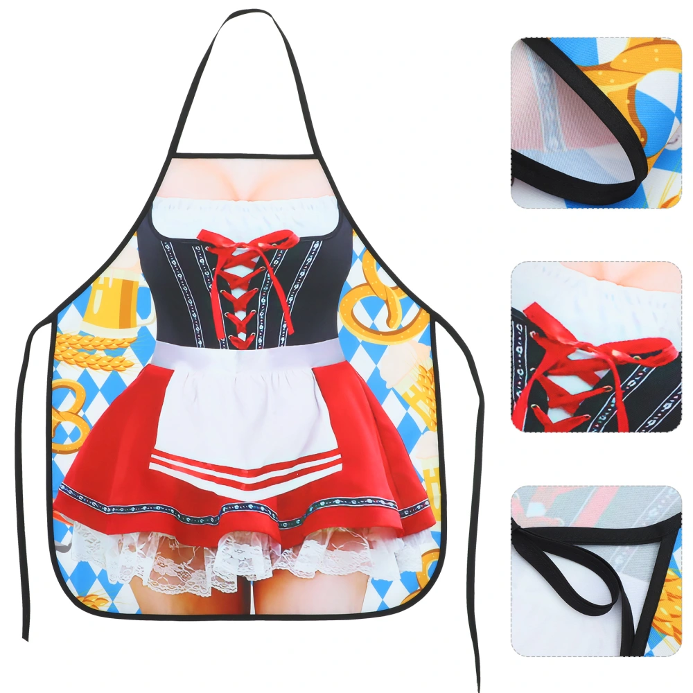 Kitchen Cooking Apron Novelty Adult Apron Multi-use Baking Apron Decorative Apron Party Supply