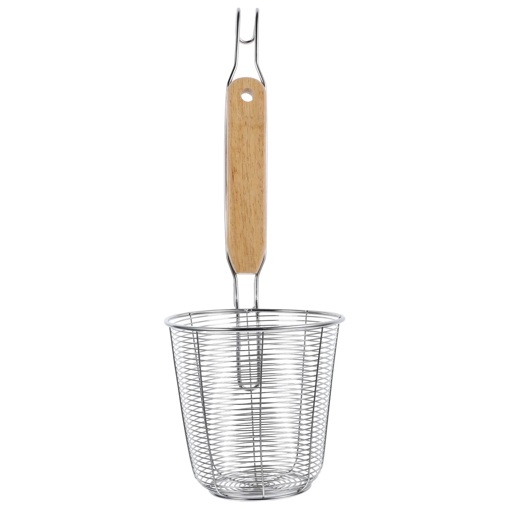 Stainless Steel Pasta Strainer Basket Mesh Food Strainer Basket Noodle Colander Kitchen Sifter