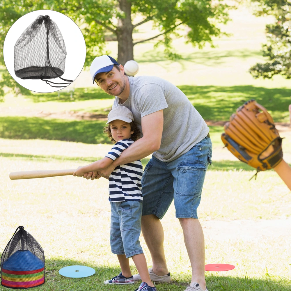 4Pcs Nylon Mat Bags Cone Carrier Bags Cone Mesh Bags Outdoor Sports Bags