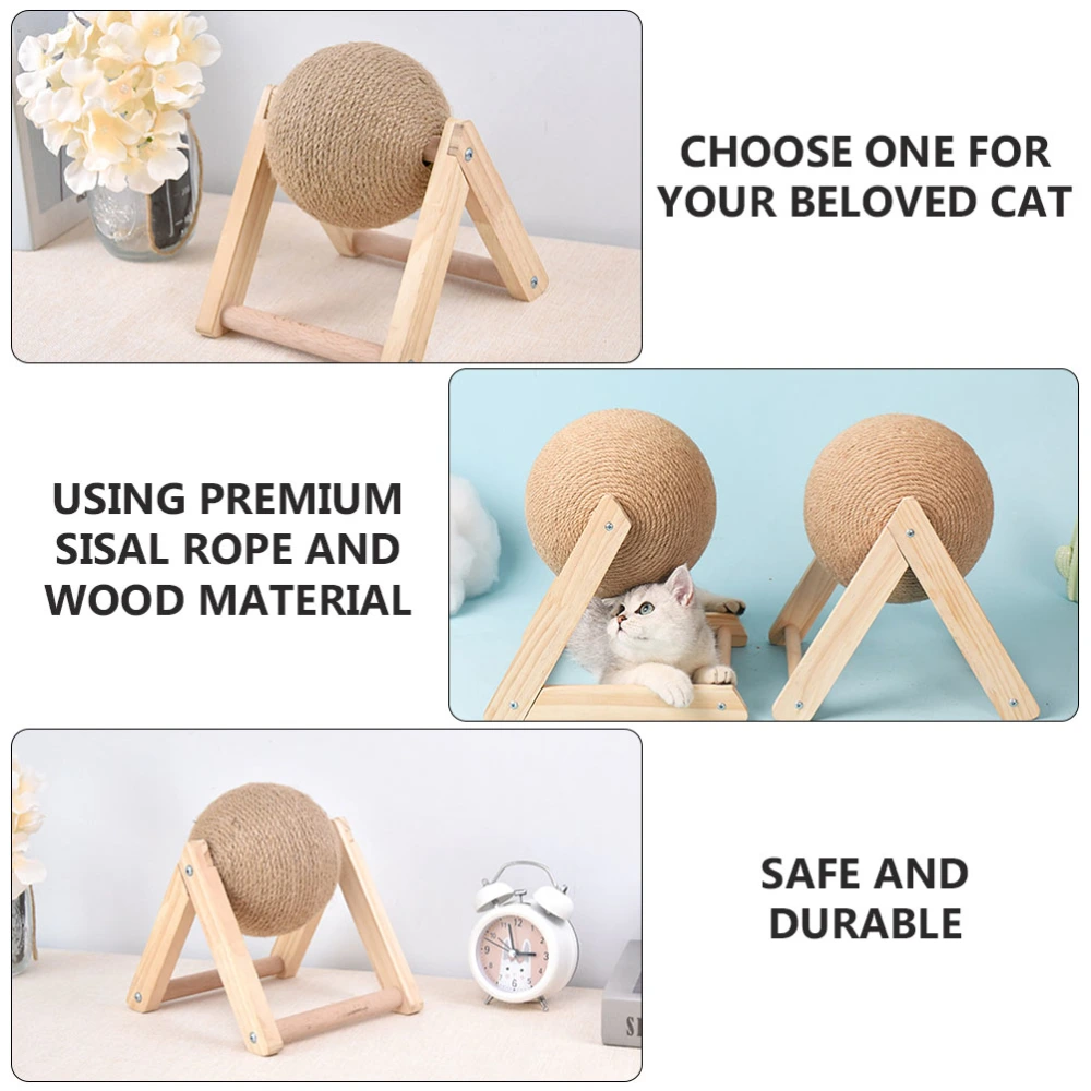 Pet Cat Scratcher Household Wear-resistant Cat Scratching Ball Pet Cat Scratching Board