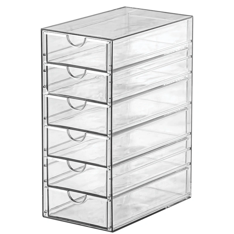 Desktop Drawer Organizer Multi-layer Transparent Storage Box Versatile Trinket Storage Holder