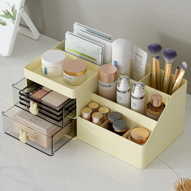 Makeup Organizer Desktop Drawer Storage Box Stationery Organizer Sundries Organizing Box