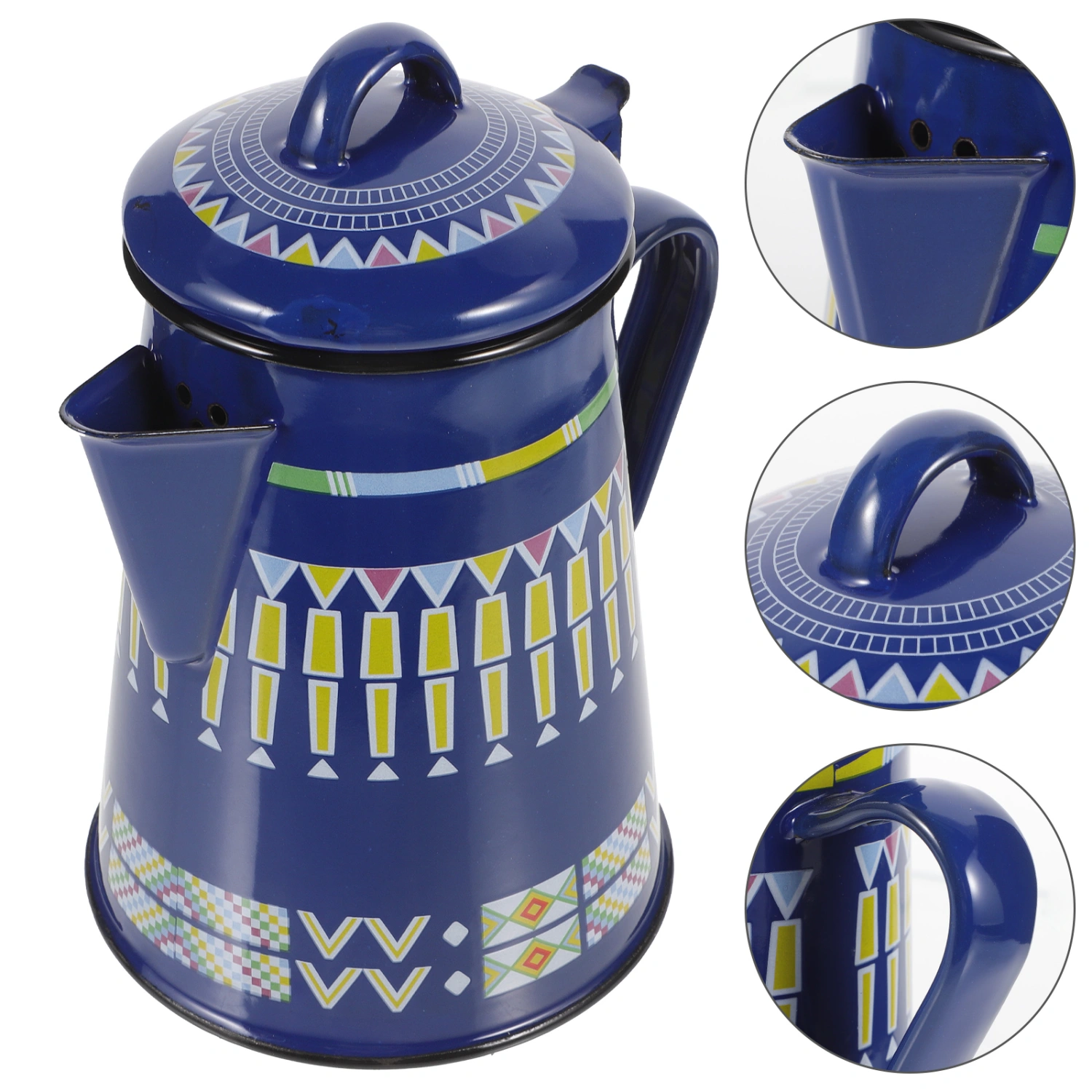 Enamel Kettle Heating Water Kettle Handheld Kettle Coffee Kettle Decorative Water Pot Tea Kettle
