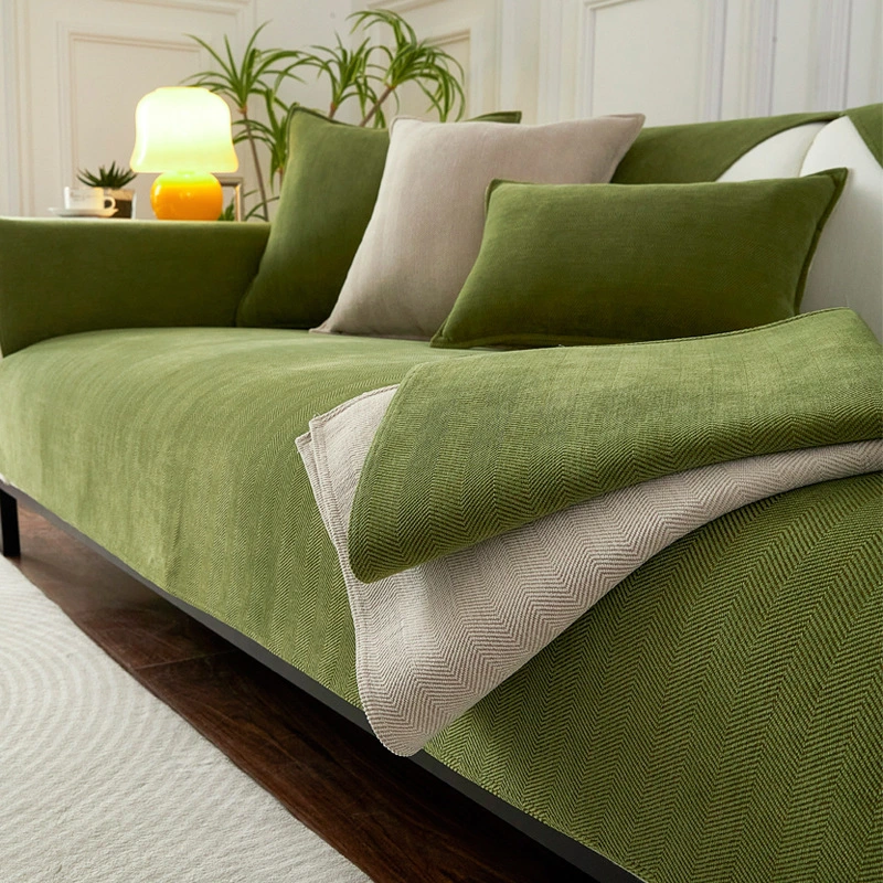 Home Fashion Simple Herringbone Sofa Cushion