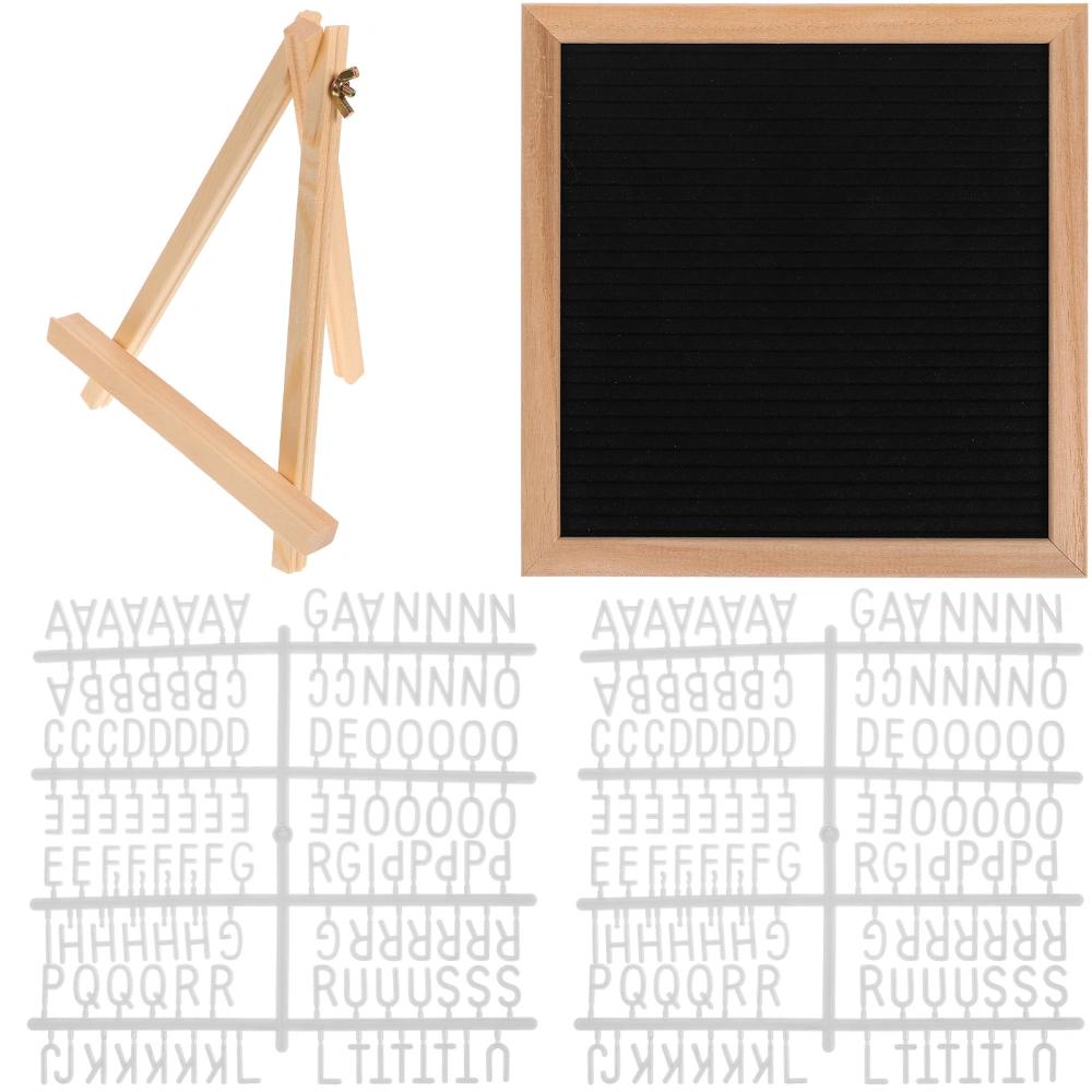 1 Set Felt Letter Board DIY Changeable Letter Felt Board with Stand for Baby Shower