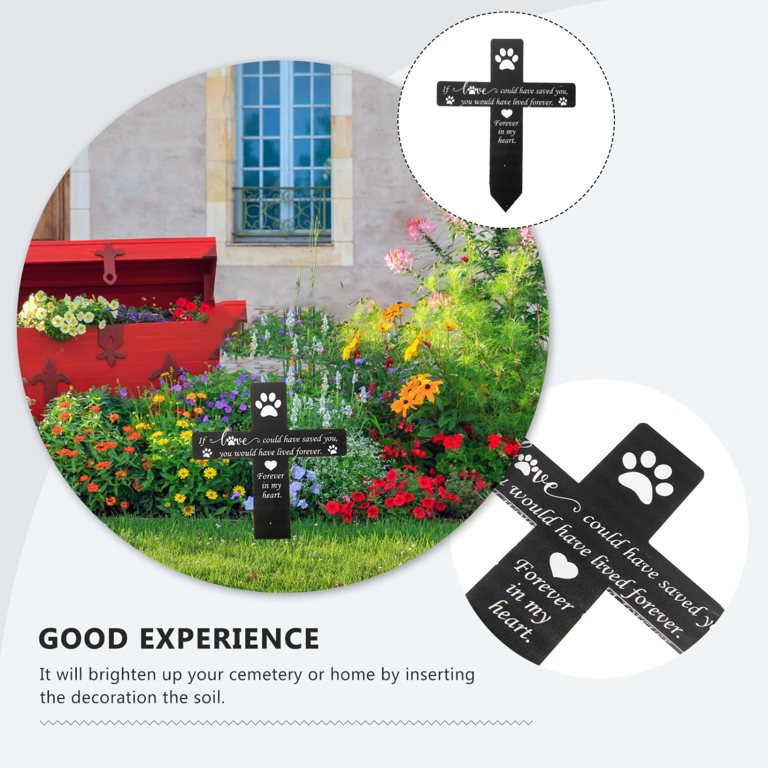 Cemetery Stake Pet Memory Memory marker Relative Stake Outdoor Stake Sign Ornament